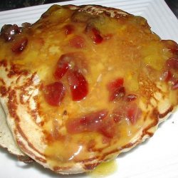 Cranberry Wheat Pancakes recipe