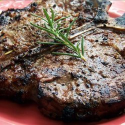 Florentine Style Steak -- Bistecca Alla Fiorentina recipe