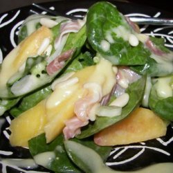 Italian Peach Salad recipe