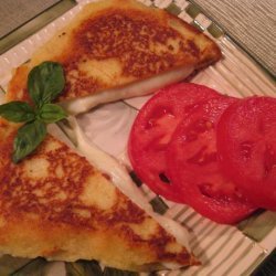 Fried Mozzarella Sandwiches recipe