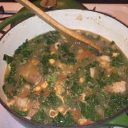 Pork White Bean and Kale Soup from Eating Well recipe