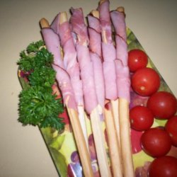 Sticks of Ham With Honey (Tapas) recipe