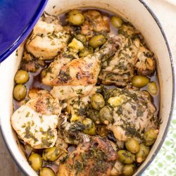 Moroccan Chicken with Olives recipe