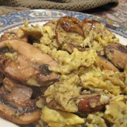HOUBY S VEJCI (Mushrooms with Eggs) recipe