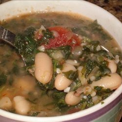 Spinach and Bean Soup recipe