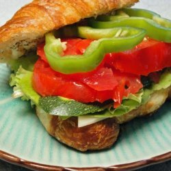 Vegetarian Croissant Sandwich recipe