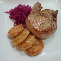 Pork Chops With Red Cabbage recipe