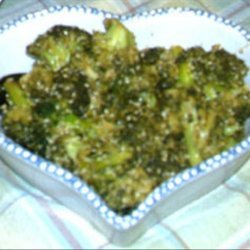 Roasted Broccoli Sesame Salad recipe