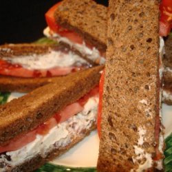 Bacon, Horseradish, and Tomato Sandwiches recipe