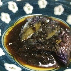 Japanese Country-Style Eggplant (Nasu No Inaka-Ni) recipe
