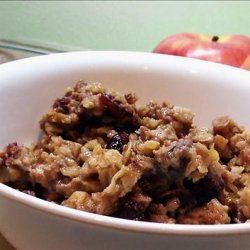 Modified Baked Cranberry Oatmeal recipe