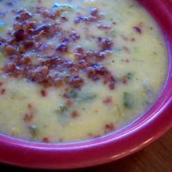 Leftover Mashed Potato & Cheddar Soup recipe