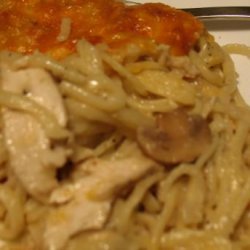 Sherried Chicken and Fettucini Casserole recipe