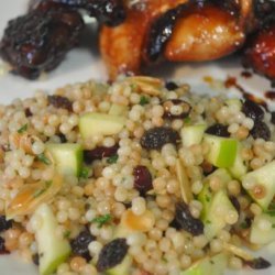 Couscous With Apples, Cranberries and Herbs recipe