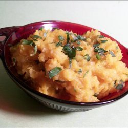Sweet Potato Puree With Ginger and Chiles recipe