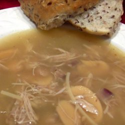 Chicken Mushroom Noodle Soup recipe