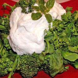 Broccolini With Creamy Lemon Sauce recipe