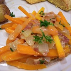 Carrots Cooked With Bacon (Carottes Au Lard) recipe