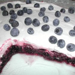 Blueberry Jello Dessert recipe