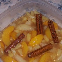 Hot or Cold Spiced Fruits recipe