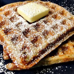 Cinnamon Apple Waffles recipe