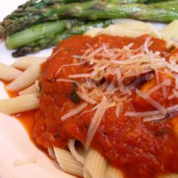 Pasta With Red Pepper Sauce recipe