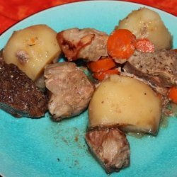 A Taste of Fall Crock Pot Pork Stew recipe