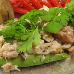 Thai -Style Open Crab Meat Sandwich recipe
