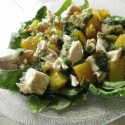 Chicken Salad With Nectarines in Mint Vinaigrette recipe