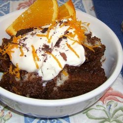 Chocolate Orange Soufflé Bread Pudding recipe
