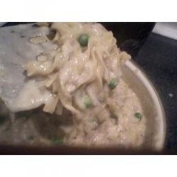 Mom Pat's Tuna and Noodles from Scratch recipe