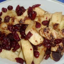 Baked Apple With Cranberries recipe