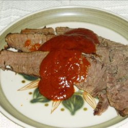 Rocky Mountain Brisket with Barbecue Sauce recipe
