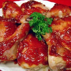 Cranberry Barbecued Chicken recipe