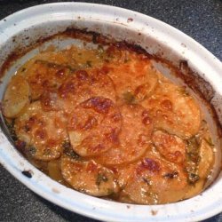 Potatoes and Caramelized Onion Casserole recipe