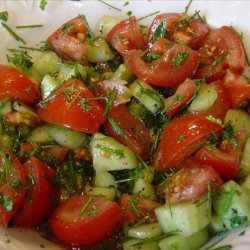Simple Tomato Herb Salad recipe
