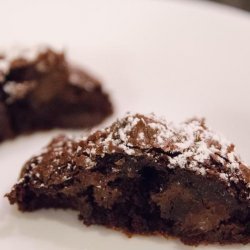 Flourless Deep Dark Chocolate Cookies recipe