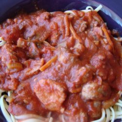 Italian Gravy W/ Chicken and Sausage recipe