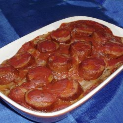 Tomato and Smoked Sausage Casserole recipe
