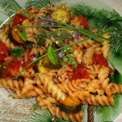 Summer Pasta With Herbs and Veggies recipe
