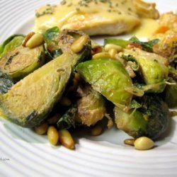 Brussels Sprouts with Pine Nuts recipe