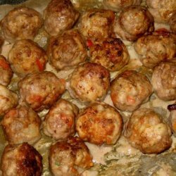 Red Bell Pepper Pork Boulettes (Meatballs) recipe
