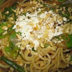 Pasta With Sugar Snap Peas, Asparagus, Ricotta and Brown Butter recipe