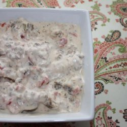 Crock Pot Cream Cheese & Sausage Dip recipe