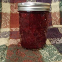 Tart Cherry Jam - cooked recipe