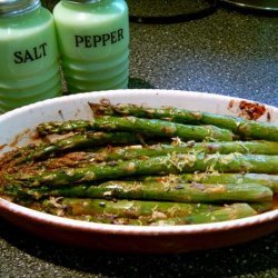 Roasted Asparagus With  Lavender, Lemon  and Garlic recipe