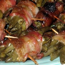 Bacon Wrapped Green Beans Bundles recipe