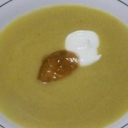 Chilled Curried Yellow Squash Soup recipe