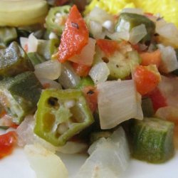 Okra and Tomatoes With Grains of Paradise recipe