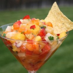 Tropical Treasure Mango Salsa by Ali Baba's Babes recipe